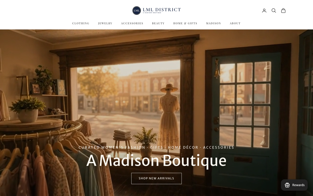 LML District — the live storefront